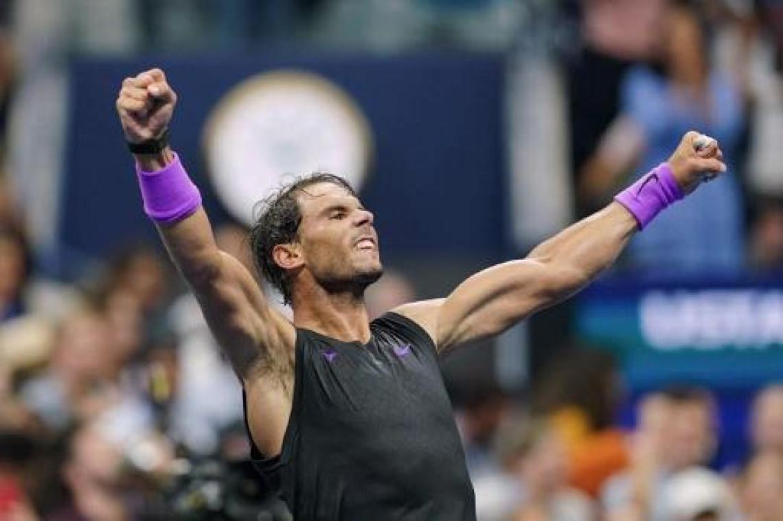 US Open - Nadal rekent vlot af met Cilic