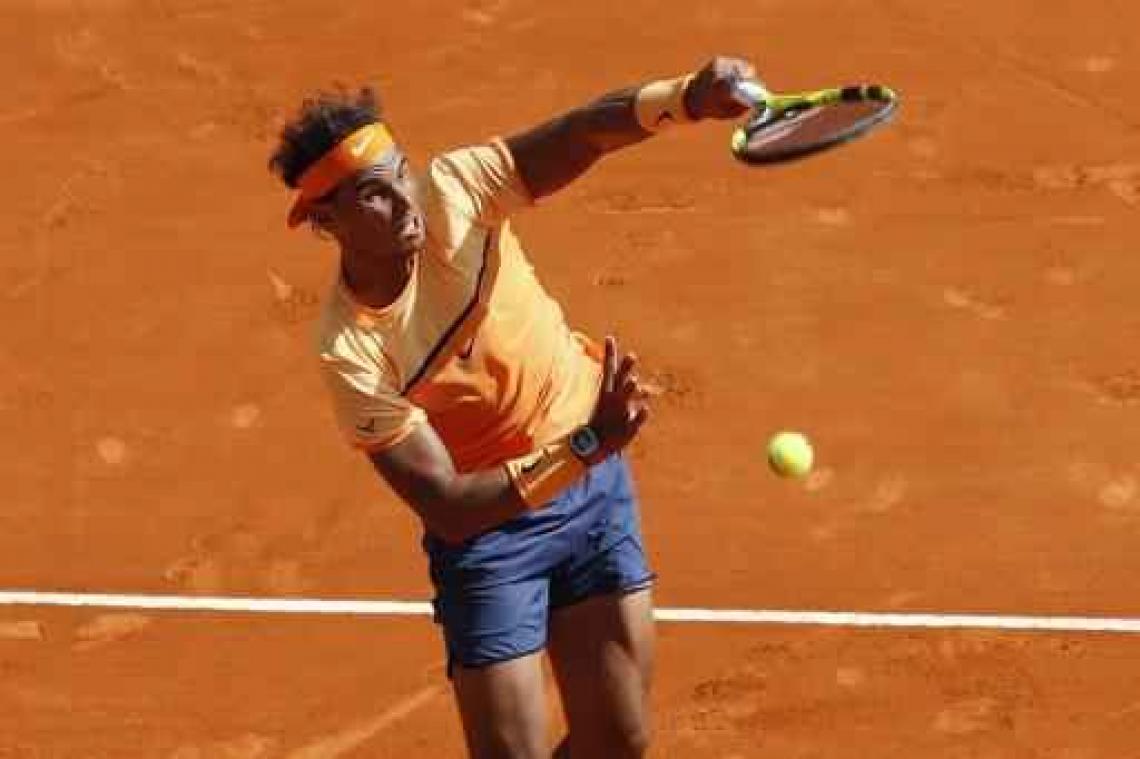 Rafael Nadal is eerste finalist van ATP Monte Carlo