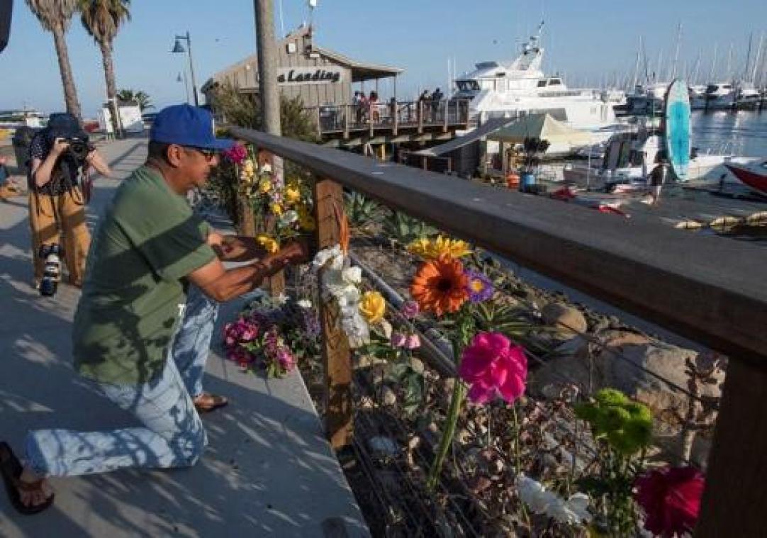 Twintig lichamen geborgen na brand op schip in Californië