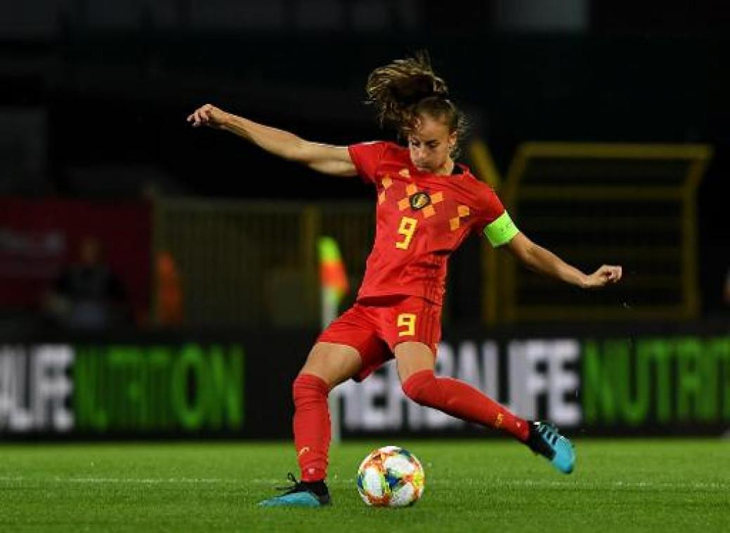 Kwal. EK voetbal (v) - Tessa Wullaert ziet Flames "volwassen wedstrijd" spelen