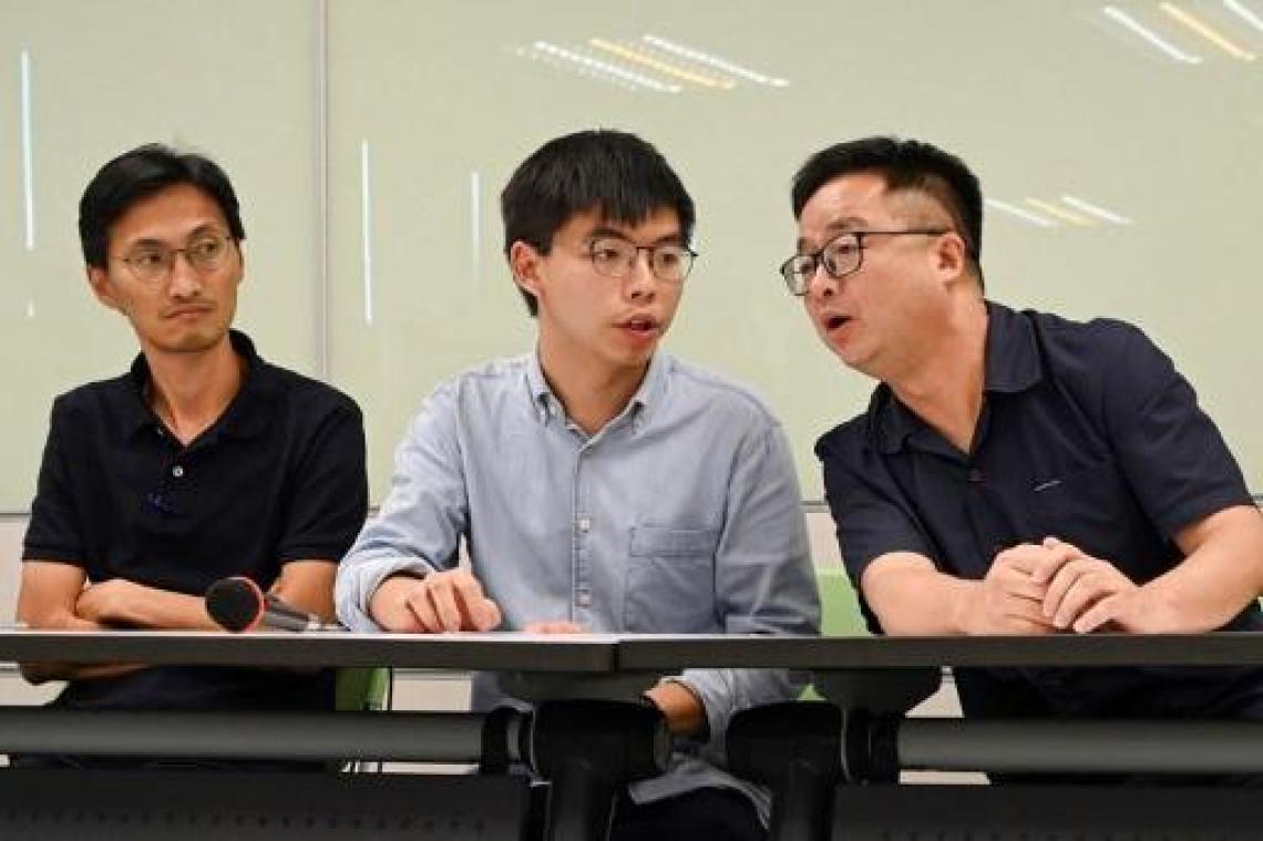 Hongkongse prodemocratieactivist Joshua Wong zegt dat protest verdergaat
