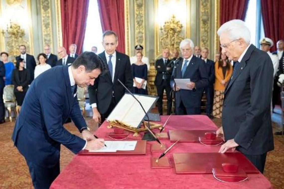 Nieuwe Italiaanse regering legt eed af
