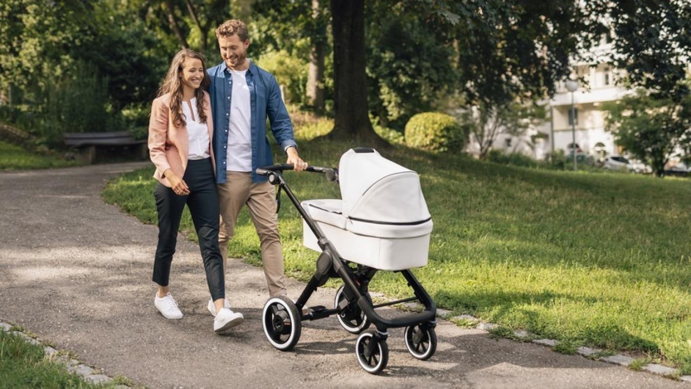 Elektrische buggy maakt ouders het leven makkelijker