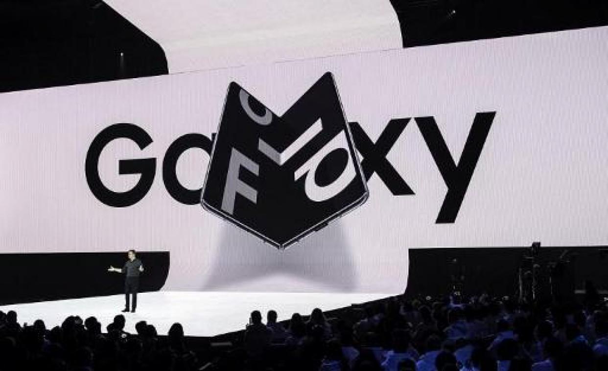 Plooibare Samsung-smartphone niet te koop in België