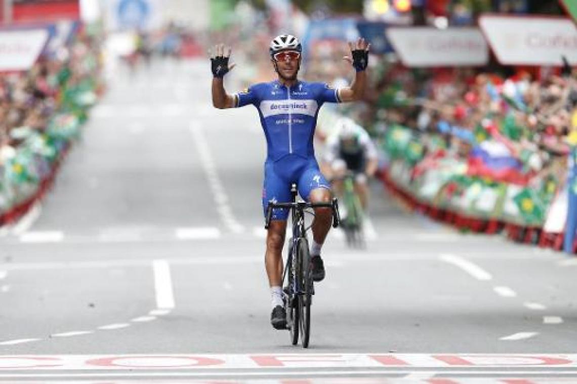 Philippe Gilbert wint twaalfde etappe van de Vuelta in Bilbao