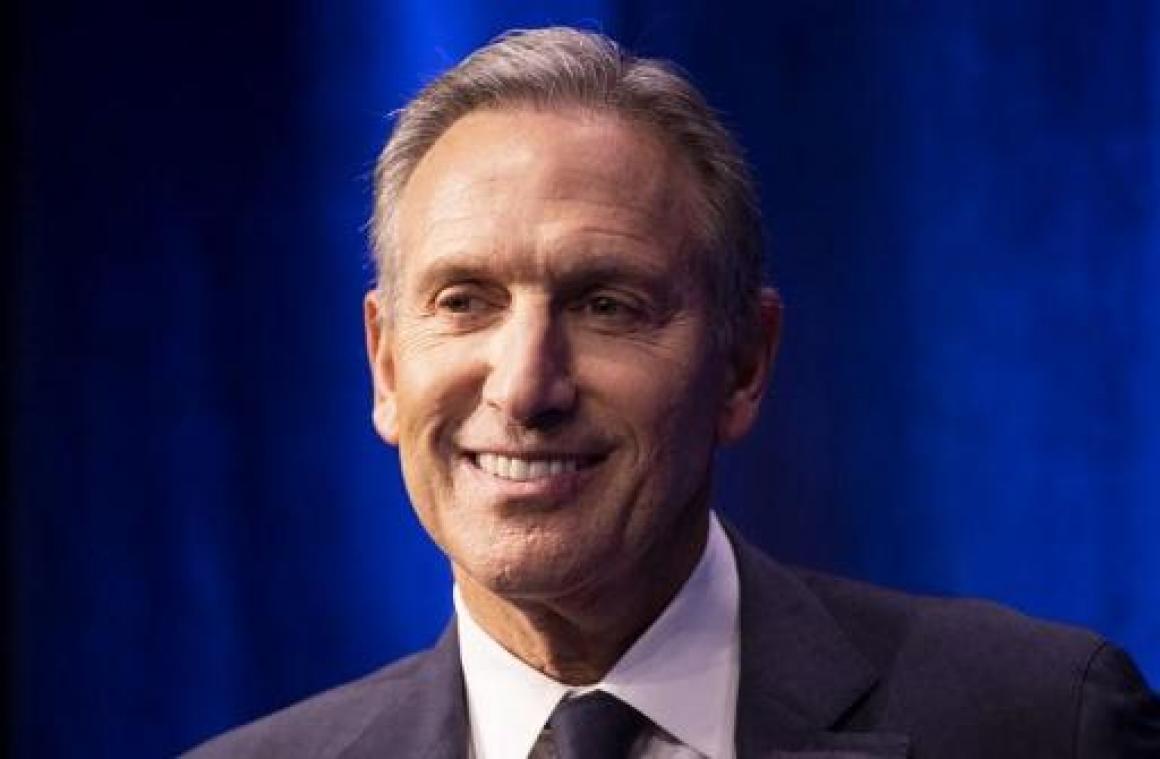 Ex-topman Starbucks doet dan toch geen gooi naar Amerikaans presidentschap
