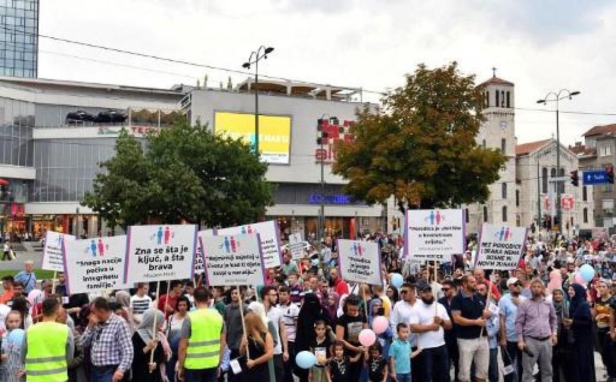 Eerste Pride parade ooit in Bosnië