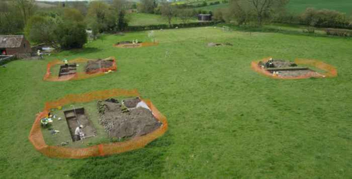 Oude Romeinse villa ontdekt in Britse tuin