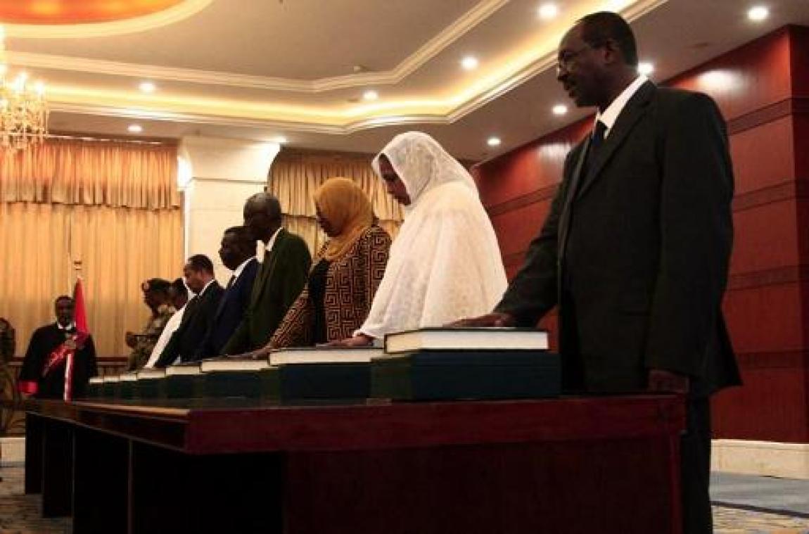 Eerste Soedanese regering na al-Bashir legt eed af