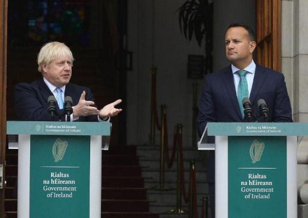 Boris Johnson op bezoek bij Ierse premier Varadkar met "overvloed aan voorstellen"