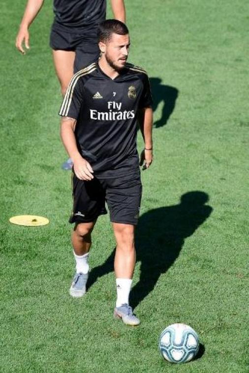 Eden Hazard traint voluit bij Real Madrid