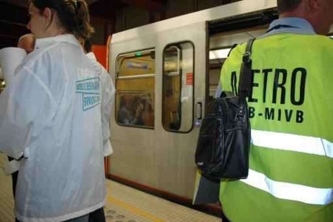 Metroverkeer in Brussel onderbroken tussen IJzer en Elisabeth