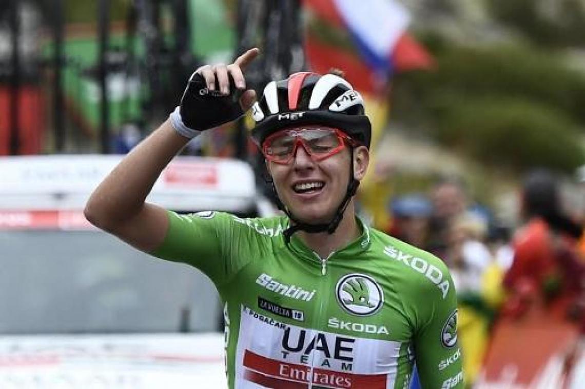 Vuelta - Tadej Pogacar wint 20e rit, Primoz Roglic stelt eindzege veilig