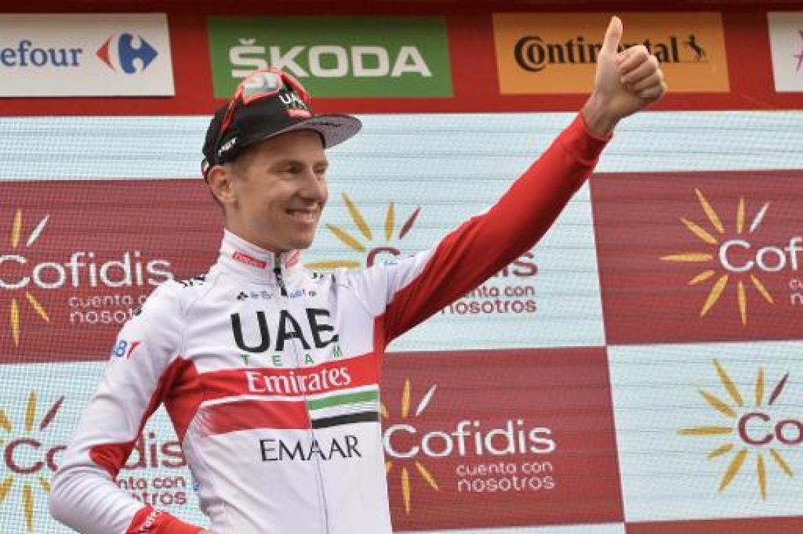 Vuelta - Pogacar kan het amper geloven