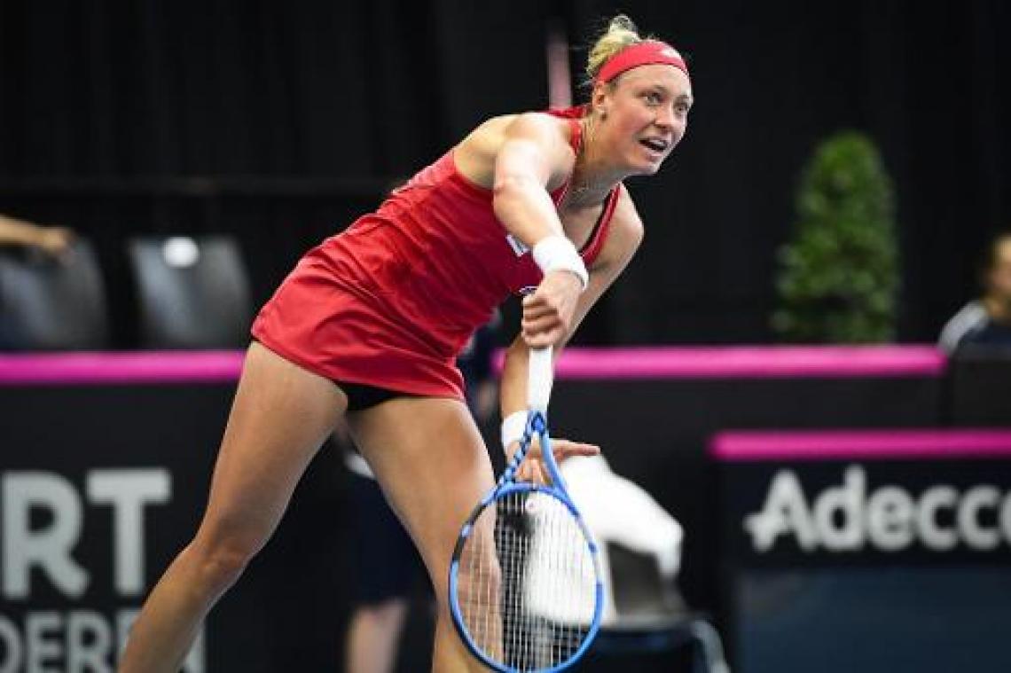 Yanina Wickmayer verliest dubbelfinale WTA Zhengzhou
