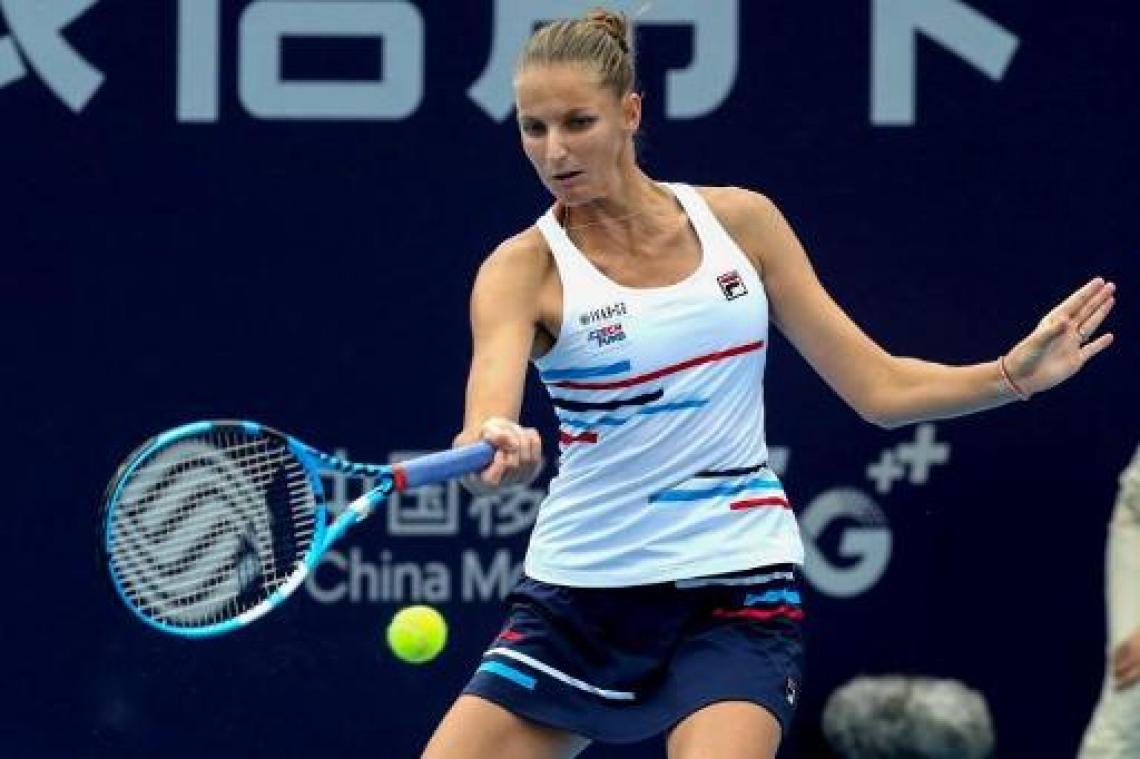Karolina Pliskova triomfeert in Zhengzhou na zege tegen Kroatische Martic