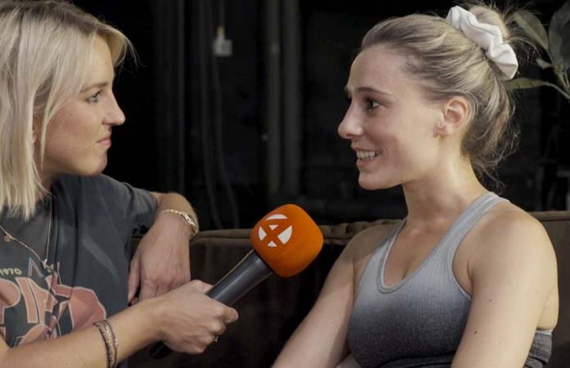 VIDEO. Ianthe Tavernier toont eerste danspasjes: "Ik heb er nachtmerries van"