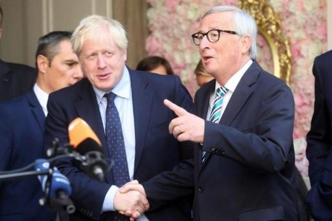 Eerste ontmoeting tussen Juncker en Johnson levert geen witte rook op