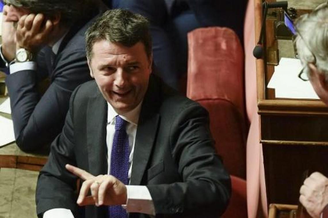 Italiaanse ex-premier Renzi vormt nieuwe partij