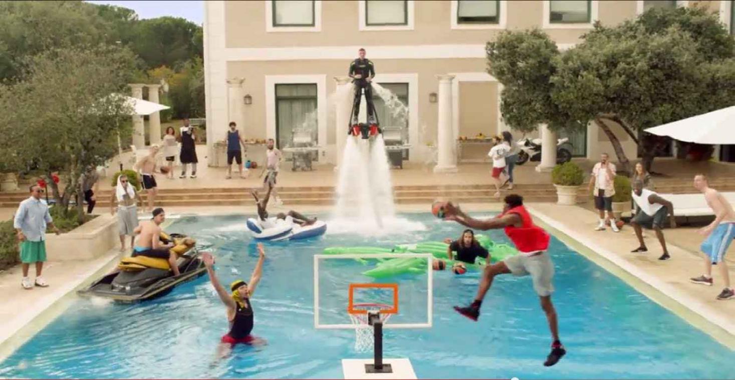 Zo heeft u de basketbalsterren nog niet aan het werk gezien