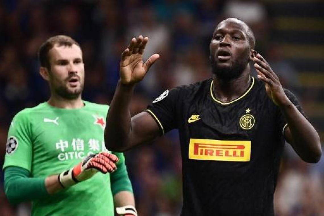 Belgen in het buitenland - Lukaku speelt met Inter gelijk tegen Slavia Praag, net als Denayer met Lyon tegen Zenit