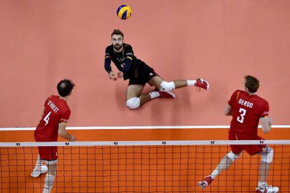 EK volley (m) - Red Dragons worden tweede na 0-3 nederlaag tegen Servië