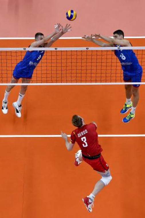 EK volley (m) - Sam Deroo erkent dat Servië een maatje te groot was