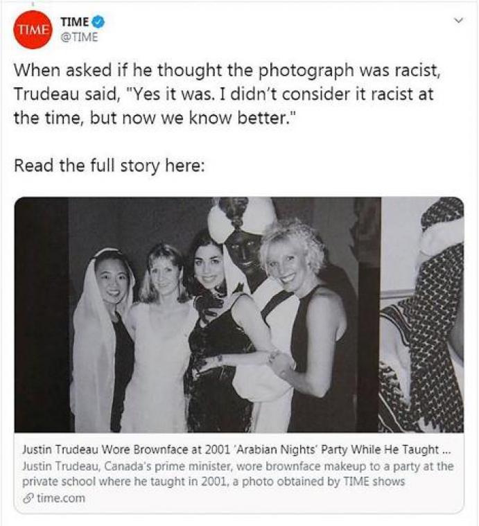 Nog beelden van Trudeau in "blackface" opgedoken