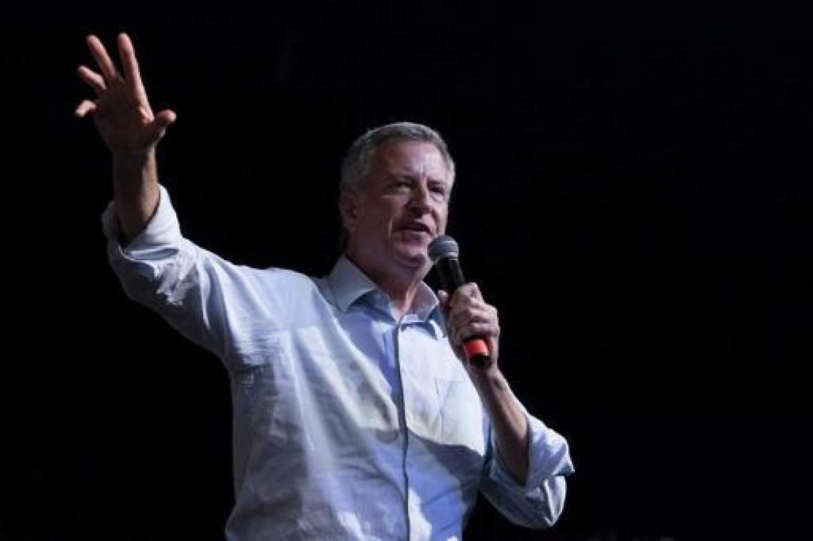 Burgemeester Bill de Blasio van New York zet punt achter presidentscampagne