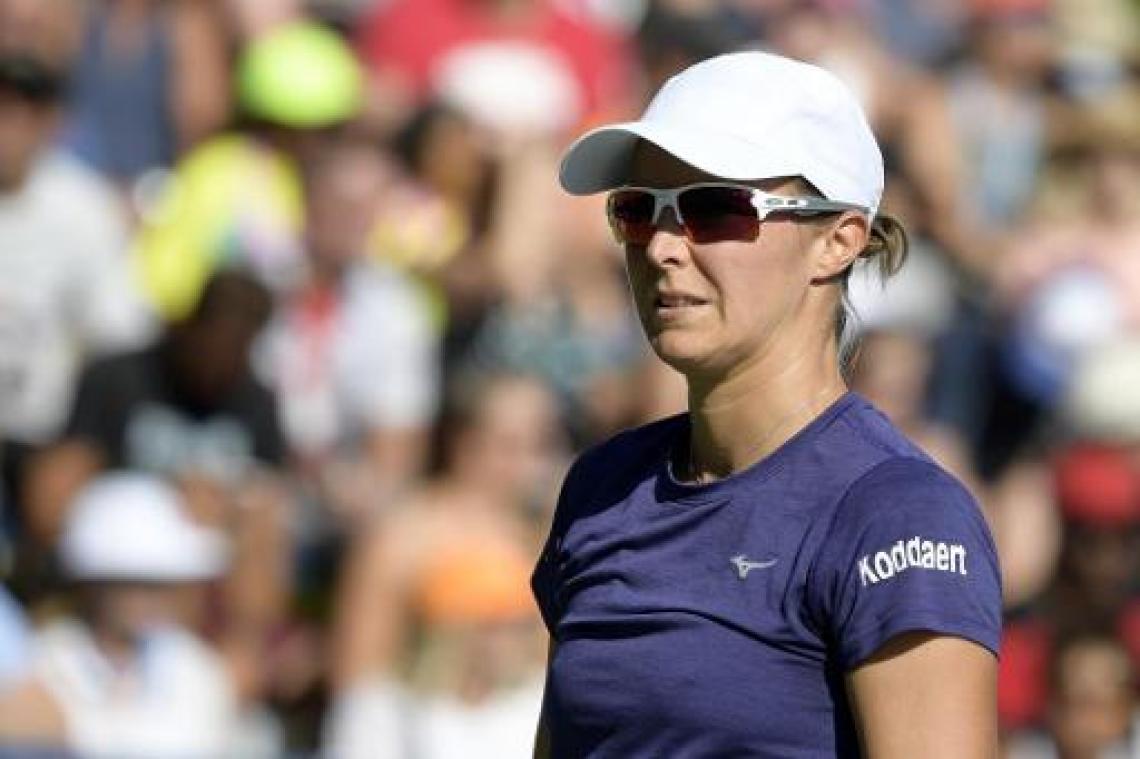 Kirsten Flipkens grijpt naast ticket voor halve finales
