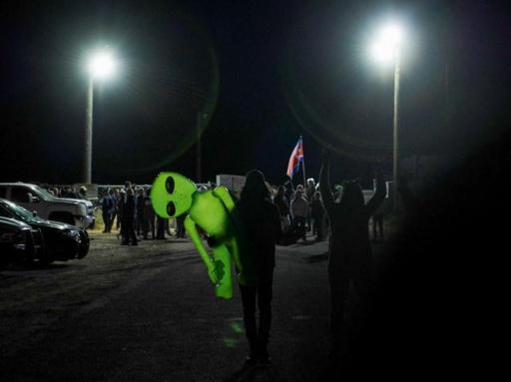 "Bestorming" Amerikaanse militaire basis Area 51 blijft uit