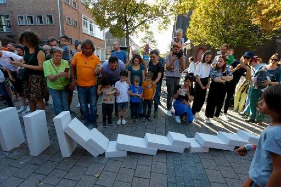 "Dominoes" geeft startsein van Festival van de architectuur in Gent