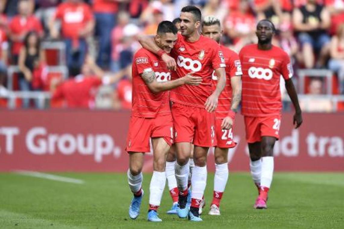 Standard opnieuw alleen leider na 3-0 zege tegen Eupen