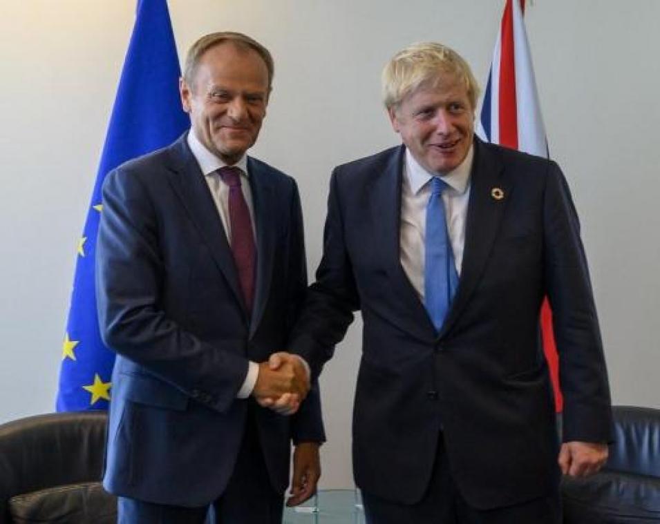 Brexit - Geen doorbraak na ontmoeting Tusk en Johnson in New York