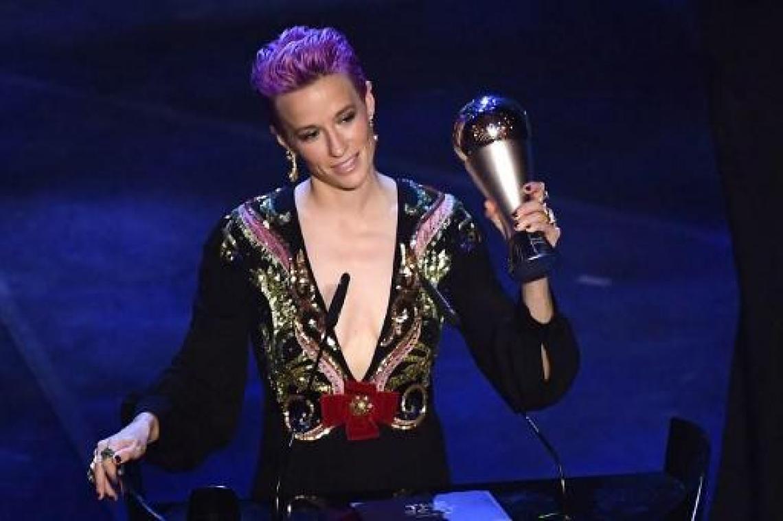 The Best FIFA Football Awards - Amerikaanse voetbalster Megan Rapinoe de beste