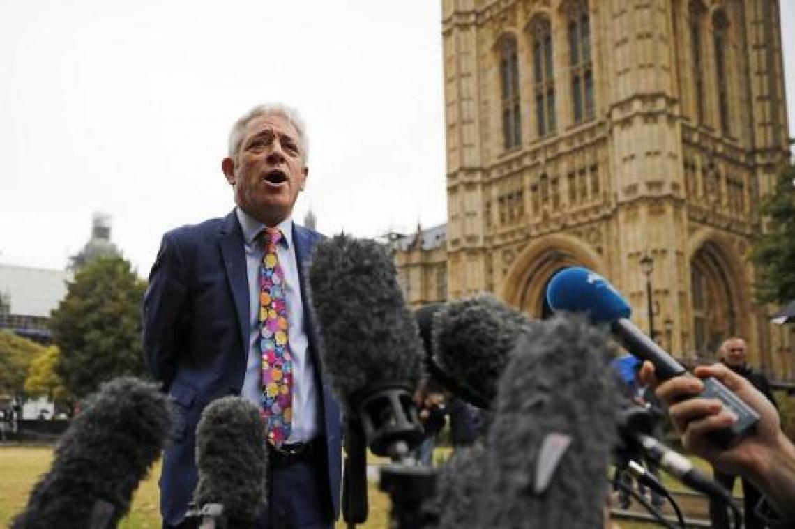 Parlementsvoorzitter Bercow roept Lagerhuis morgen opnieuw bijeen