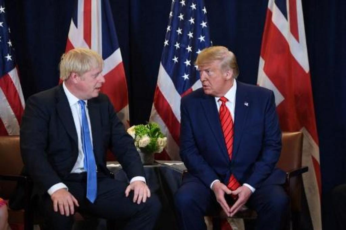 Trump overtuigd dat Johnson Brexit zal voltooien
