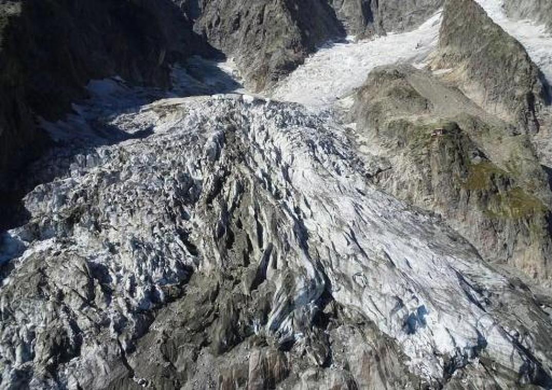 Radar zal met instorting bedreigde gletsjer van Mont Blanc-massief in de gaten houden