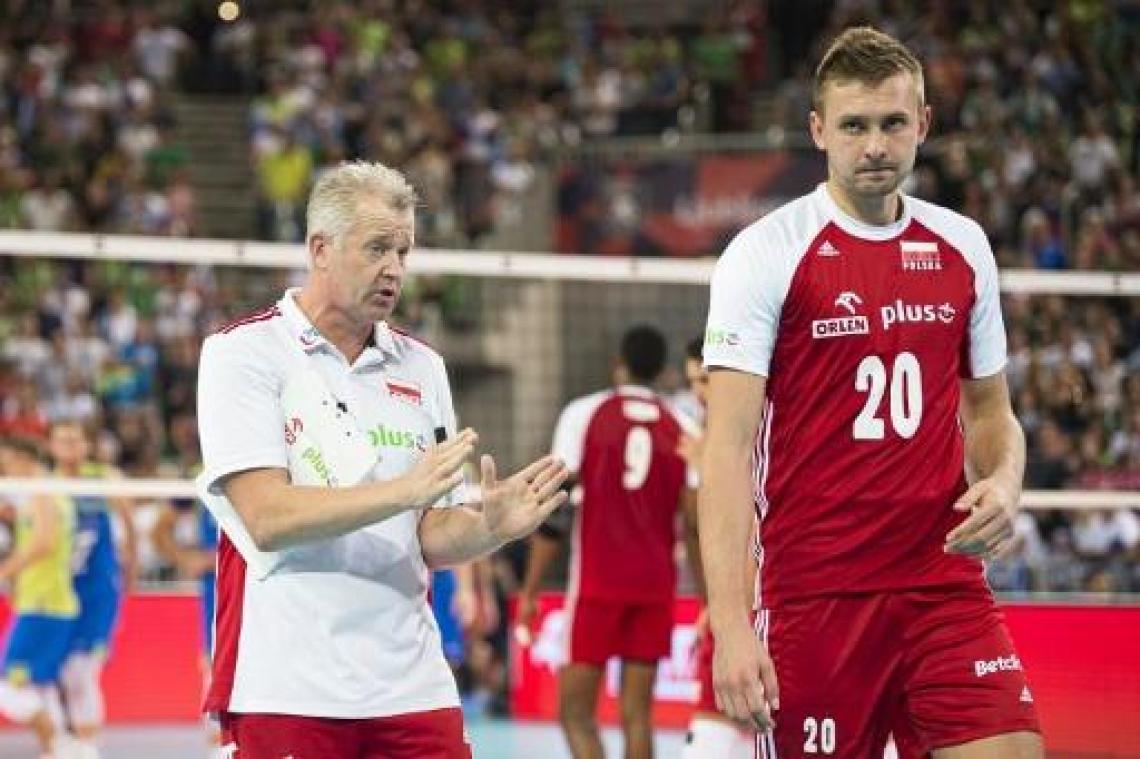 EK volley (m) - Slovenië verspert Polen en Vital Heynen weg naar finale