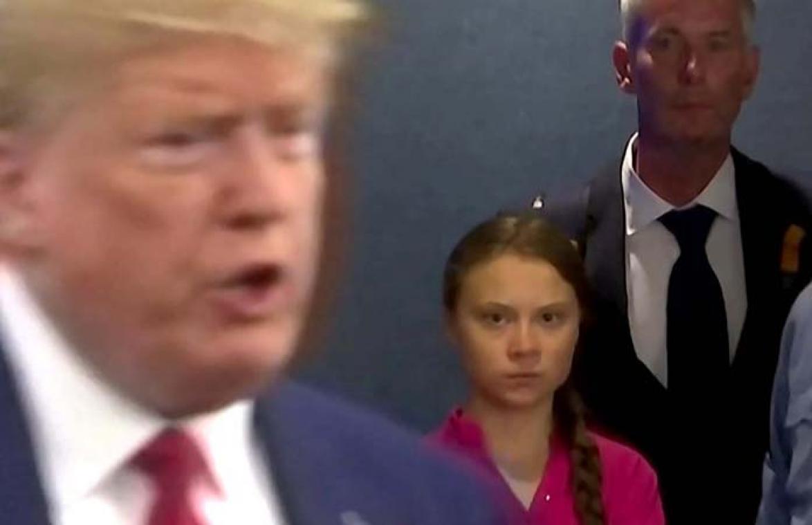 Greta Thunberg legt uit waarom ze zo gechoqueerd was om Donald Trump te zien