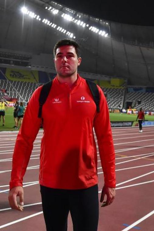 WK atletiek - Philip Milanov gaat eruit in de kwalificaties van het discuswerpen