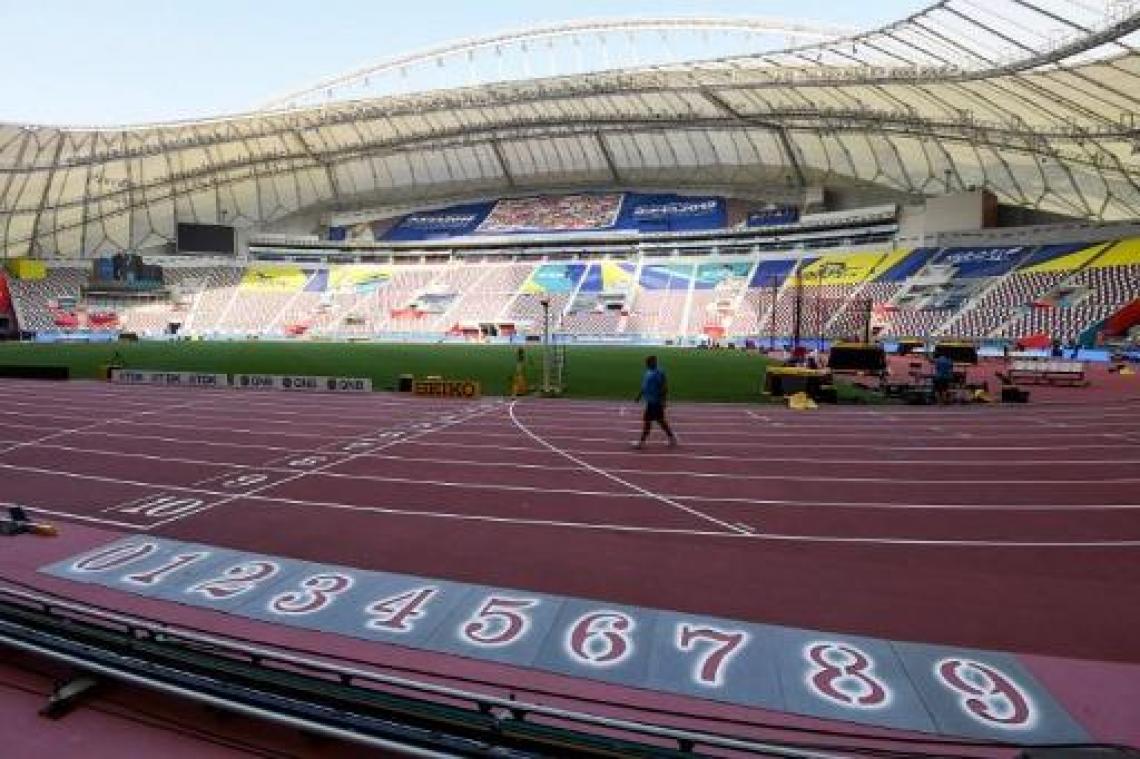 Organisatie WK ateltiek verklaart leeg stadion: "Late starttijden zijn de oorzaak"