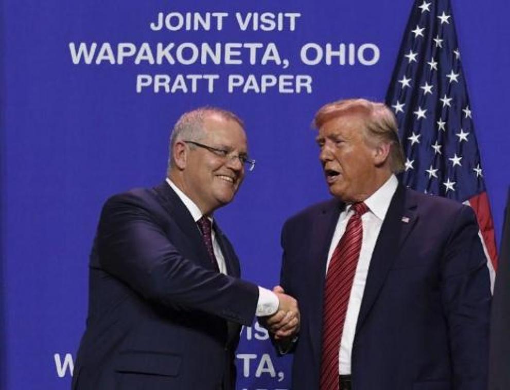 Trump riep hulp in van Australische premier om onderzoek Mueller te counteren