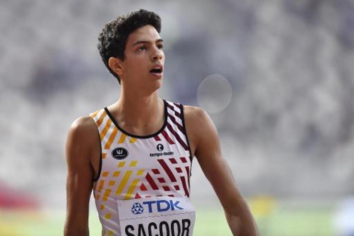 Jonathan Sacoor plaatst zich voor halve WK-finale 400m