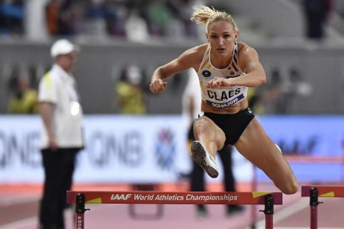 Hanne Claes bereikt halve finales 400m horden op WK