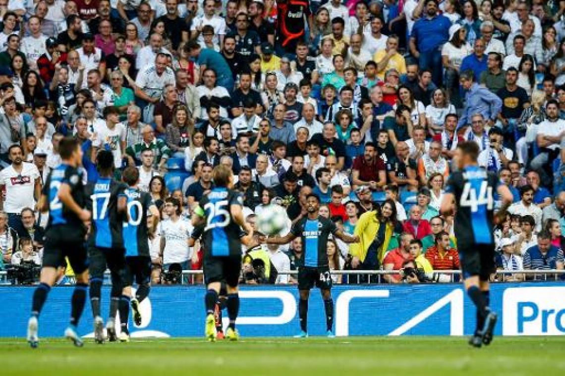 Club Brugge geeft voorsprong weg, maar pakt nog punt bij Real Madrid