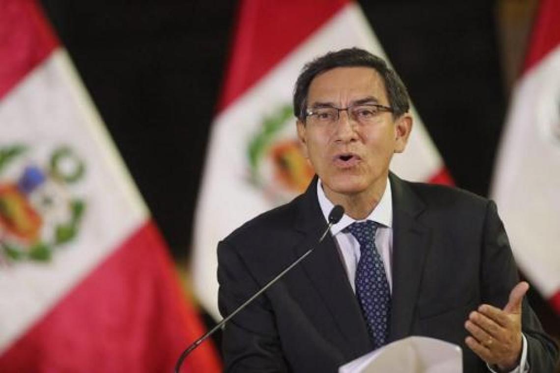 Door parlement benoemde interimpresidente in Peru treedt af
