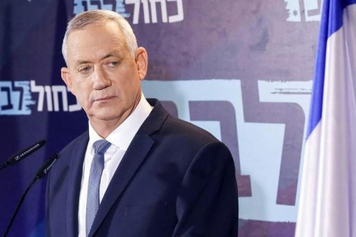 Blauw-Wit geeft woensdag verstek voor onderhandelingen over Israëlische eenheidsregering