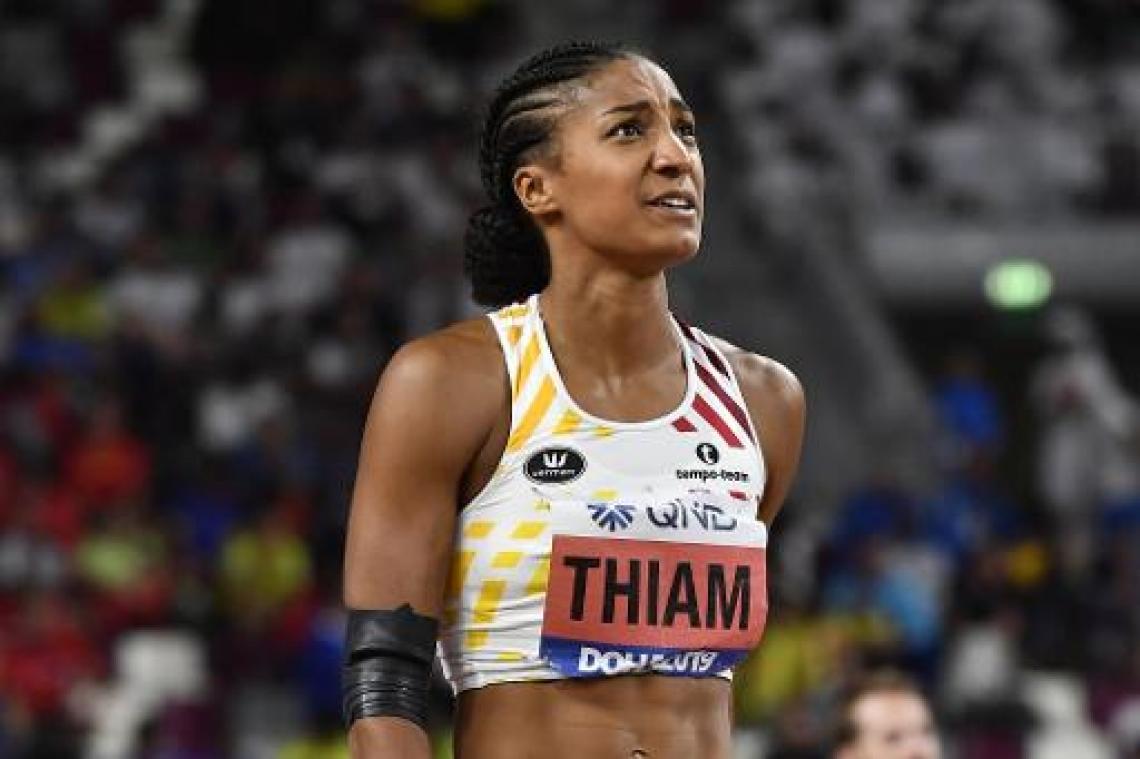 WK atletiek - Nafi Thiam is haar wereldtitel kwijt aan Katerina Johnson-Thompson