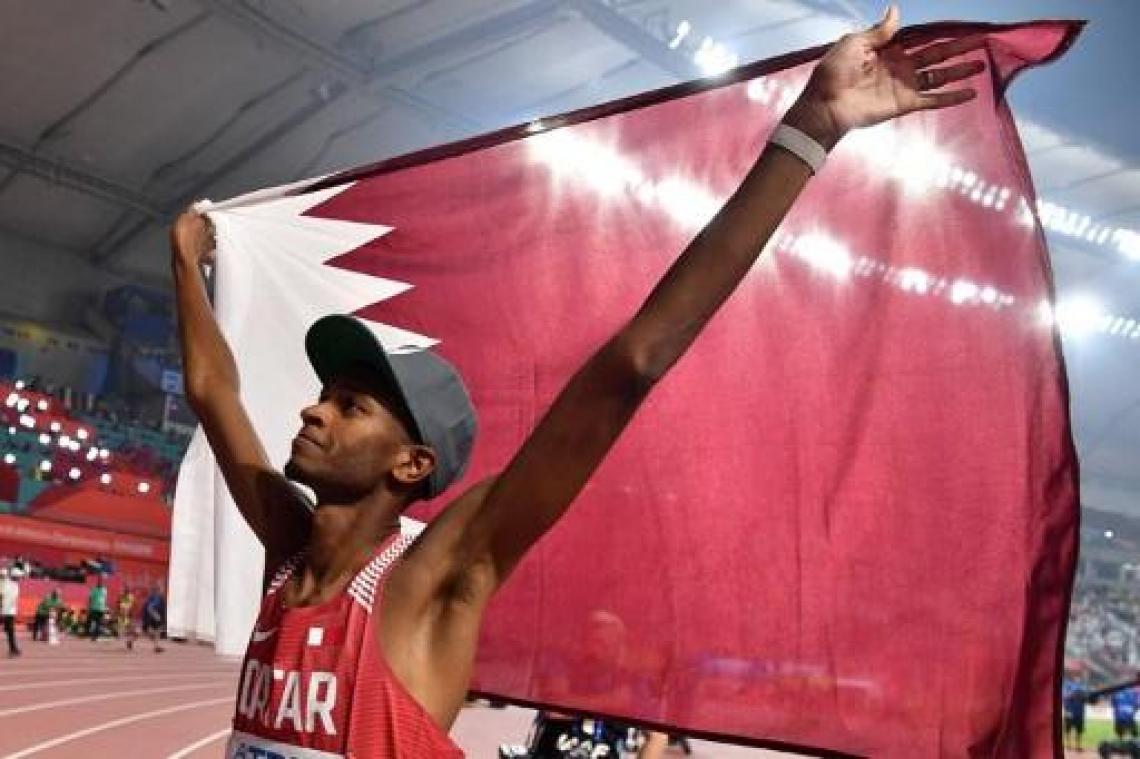 WK atletiek - Qatarees Mutaz Barshim pakt wereldtitel hoogspringen voor eigen publiek